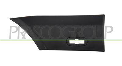 REAR FENDER MOLDING RIGHT-FRONT SIDE-BLACK-TEXTURED FINISH-WITH CLIPS-WITH BULK LIGHT HOLE