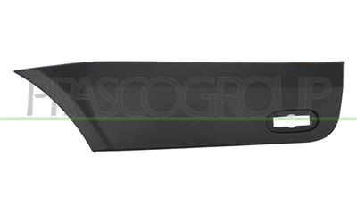 REAR FENDER MOLDING LEFT-REAR SIDE-BLACK-TEXTURED FINISH-WITH CLIPS-WITH BULK LIGHT HOLE MOD. LONG WHEEL BASE