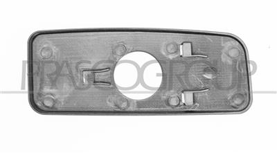 VERRE DE RETROVISEUR INFERIEURE DROIT-BASE CARREE-CONVEX/CHROME' MOD. > 03/2010