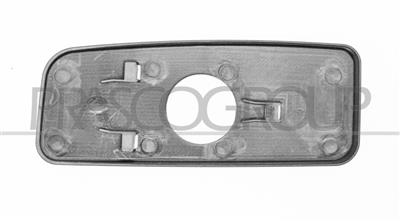 VERRE DE RETROVISEUR INFERIEURE GAUCHE-BASE CARREE-CONVEX/CHROME' MOD. > 03/2010