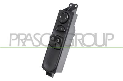 TASTFELD FENSTERHEBER TUER VORNE LINKS-SCHWARZ-2 SCHALTER-MIT FUNKTION SPIEGELEINSTELLUNG-12 PINS