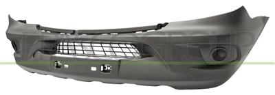 FRONT BUMPER-BLACK-TEXTURED FINISH-WITH CUTTING MARKS FOR PDC AND HEADLAMP WASHERS