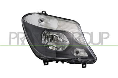HEADLAMP RIGHT H7+H7-ELECTRIC-WITH MOTOR
