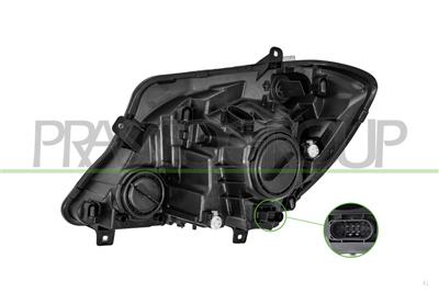 OPTICA DERECHA H7+H7-ELECTRICA-CON MOTOR