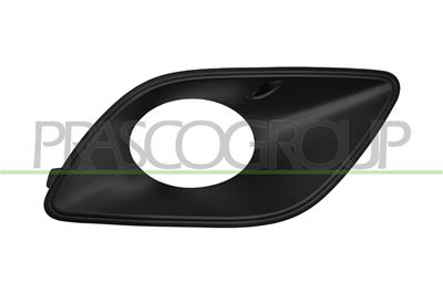 FRONT BUMPER GRILLE RIGHT-BLACK-TEXTURED FINISH-WITH FOG LAMP HOLE