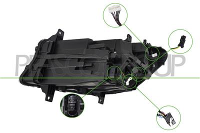 OPTICA DERECHA-ELECTRICA-CON MOTOR-LED-MONTAJE VALEO