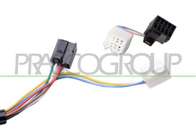 RETROVISORE SINISTRO-ELETTRICO-NERO-TERMICO-CON FANALE-BRACCIO CORTO-CONVESSO-7 PINS