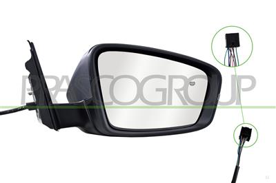 RETROVISORE DESTRO-ELETTRICO-CON PRIMER