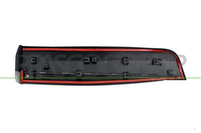 MOULURE DE PORTE ARRIERE GAUCHE-NOIRE-STRUCTUREE-AVEC PROFIL CHROME'-AVEC BIADHESIF