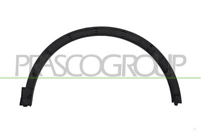 FRONT WHEEL ARCH EXTENSION LEFT-BLACK-TEXTURED FINISH