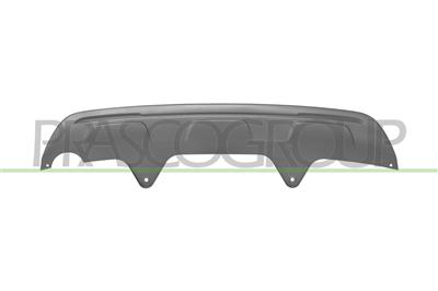 REAR BUMPER SPOILER-SILVER-PAINTED