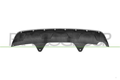 REAR BUMPER SPOILER-SILVER-PAINTED