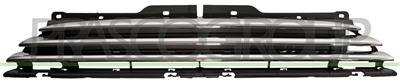 RADIATOR GRILLE-BLACK-WITH CHROME MOLDING MOD. PETROL