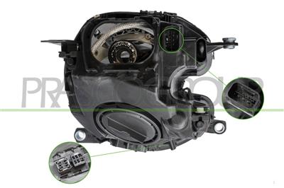 SCHEINWERFER LINKS-XENON/D1S+H1-MIT LWR-MIT MOTOR-WEISSER BLINKER