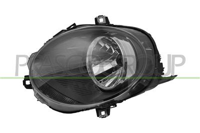 PHARE GAUCHE H4-ELECTRIQUE-AVEC MOTEUR-FEU BLANC-MONTAGE VALEO MOD. 18 >