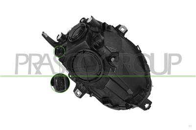 PROIETTORE SINISTRO H4-ELETTRICO-CON MOTORE-INDICATORE DI DIREZIONE ARANCIO-VERSIONE VALEO MOD. 18 >