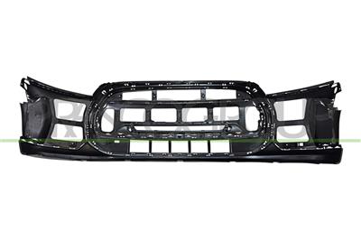 FRONT BUMPER-BLACK-TEXTURED FINISH-WITH PDC HOLES+SENSOR HOLDERS-FOR CARS WITH AUTOMATIC AIR CONVEYOR