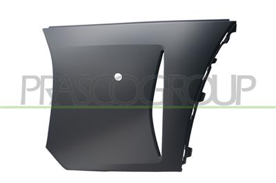 FRONT BUMPER LEFT-PRIMED-WITH HOLES FOR PARK ASSIST
