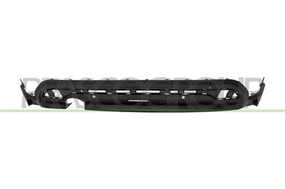 REAR BUMPER SPOILER-BLACK-TEXTURED FINISH-WITH PDC HOLES+SENSOR HOLDERS-WITH SINGLE EXHAUST ON LEFT SIDE MOD. 3 DOOR