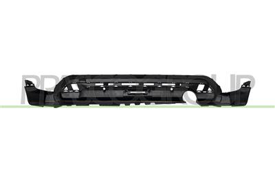 REAR BUMPER SPOILER-BLACK-TEXTURED FINISH-WITH PDC HOLES+SENSOR HOLDERS-WITH SINGLE EXHAUST ON LEFT SIDE MOD. 3 DOOR