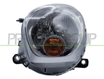 HEADLAMP LEFT H4 ELECTRIC-WITH MOTOR-AMBER LAMP