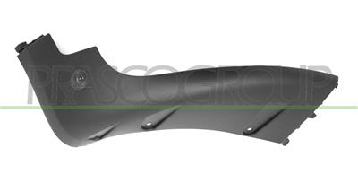 SPOILER DROIT DE PARE-CHOCS AVANT-NOIR STRUCTURE'-AVEC TROUS RADAR CAPTEUR MOD. ALL4