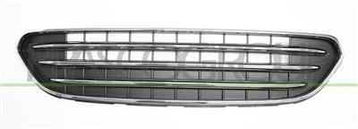 RADIATOR GRILLE-BLACK-WITH CHROME FRAME AND MOLDINGS