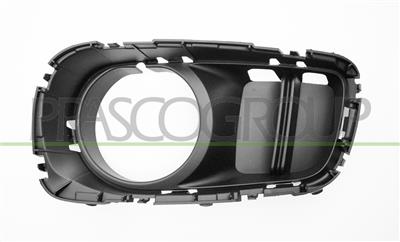 BUMPER GRILLE LEFT-BLACK-TEXTURED FINISH-WITH FOG LAMP HOLE MOD. ALL4