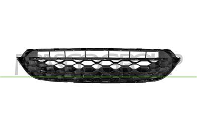 GRILLE DE CALANDRE-NOIRE-AVEC MOULURES ET CADRE CHROME'