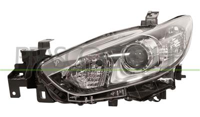 HEADLAMP LEFT H11+H15 ELECTRIC-WITH MOTOR