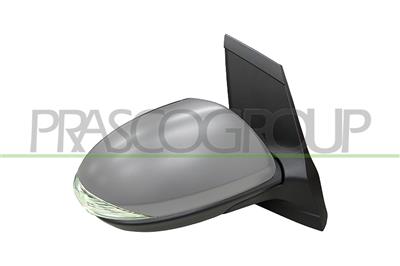 ESPEJO DERECHO ELECTRICO-TERMICO-IMPRIMADO-CON PILOTO-ABATIBLE-CONVEXO/CROMADO MOD. >10