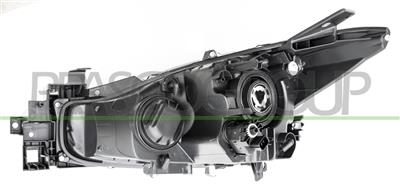 HEADLAMP RIGHT H11+H15 ELECTRIC-WITH MOTOR-BLACK