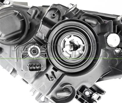 HEADLAMP RIGHT H11+H15 ELECTRIC-WITH MOTOR-BLACK