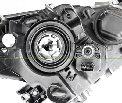 PHARE GAUCHE H11+H15 ELECTRIQUE AVEC MOTEUR-NOIR