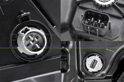 HEADLAMP LEFT H7+H7 ELECTRIC-WITH MOTOR-LED-BLACK
