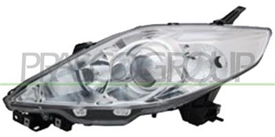 HEADLAMP LEFT H7+HB3 ELECTRIC-WITH MOTOR-CHROME