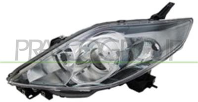 HEADLAMP LEFT H7+HB3 ELECTRIC-WITH MOTOR-BLACK