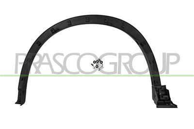 FRONT WHEEL ARCH EXTENSION RIGHT-BLACK-TEXTURED FINISH-WITH CLIPS
