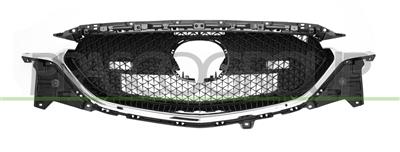 GRILLE CALANDRE NOIRE AVEC MOULURE CHROMEE'