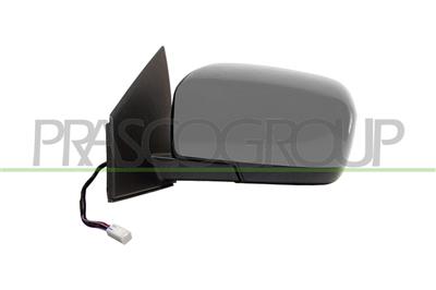 DOOR MIRROR LEFT-ELECTRIC-HEATED-PRIMED-ASPHERICAL//CHROME