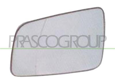 VERRE DE RETROVISEUR GAUCHE ASPHERIQUE-CHAUFFANT-CHROME'