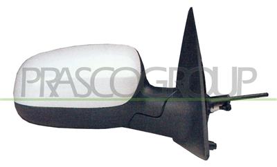 DOOR MIRROR RIGHT-CABLE-PRIMED-CONVEX-CHROME