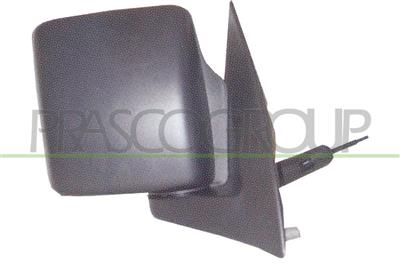 DOOR MIRROR RIGHT-CABLE-PRIMED-CONVEX-CHROME