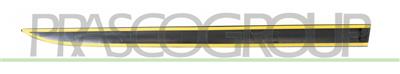 FRONT DOOR MOLDING LEFT-BLACK-TEXTURED FINISH-WITH DOUBLE SIDED TAPE MOD. 5 DOOR