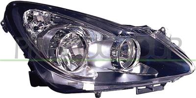 SCHEINWERFER RECHTS-H7+H1-MIT LWR-OHNE MOTOR-SCHWARZ