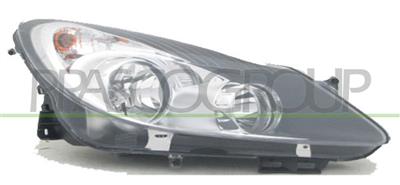 SCHEINWERFER RECHTS-H7+H1-MIT LWR-MIT MOTOR-SCHWARZ