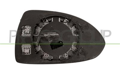 MIRROR GLASS BASE LEFT-HEATED-ASPHERICAL-CHROME
