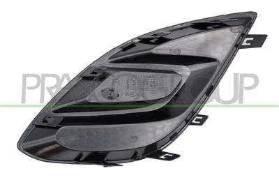 BUMPER GRILLE RIGHT-BLACK-WITHOUT FOG LAMP HOLE