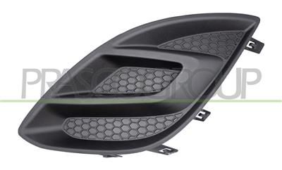 BUMPER GRILLE LEFT-BLACK-WITHOUT FOG LAMP HOLE