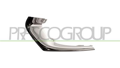 MOULURE DE GRILLE DE CALANDRE GAUCHE CHROMEE